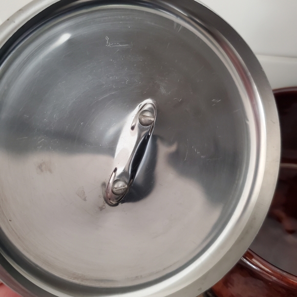 Vintage West Bend Bean Pot Stoneware Crock 2L With Lid - Picture 4 of 6